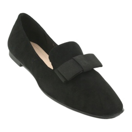 Ballerine con fiocco Sergio Leone 600 nere nero 1