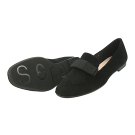 Ballerine con fiocco Sergio Leone 600 nere nero 4