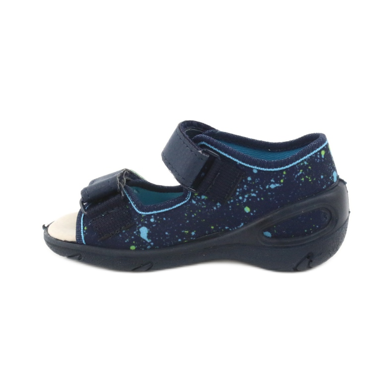 Scarpe per bambini Befado pu 065P131 blu navy blu verde 2