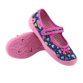 Scarpe per bambini Befado 114X396 blu navy rosa multicolore 1