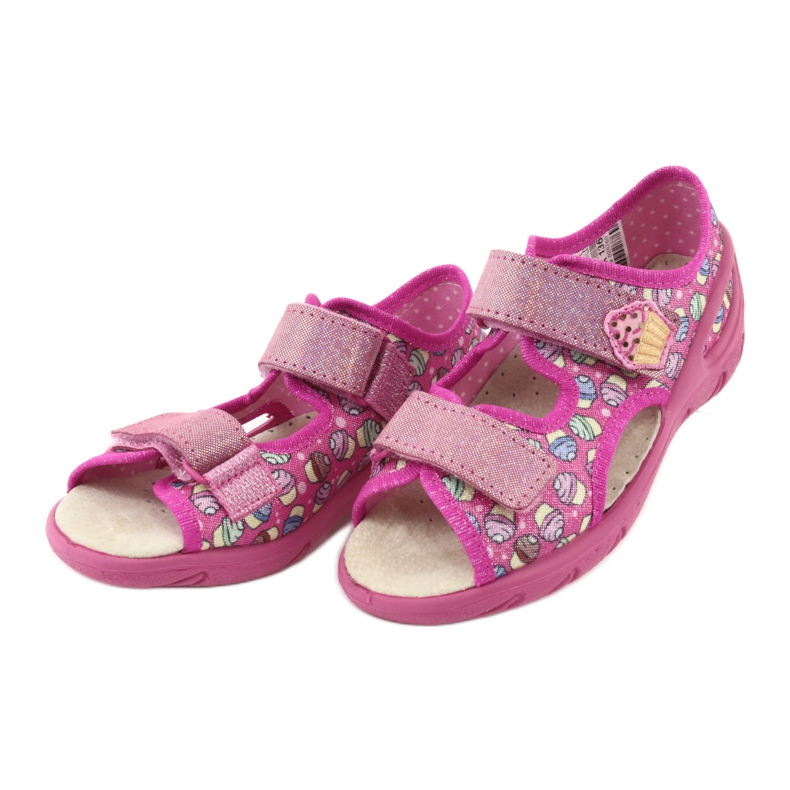 Scarpe per bambini Befado 065X136 rosa multicolore 2