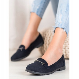 Miss Laura Scarpe in pelle scamosciata blu scuro blu navy 2