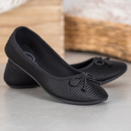McKey Ballerina casual con fiocco nero 1