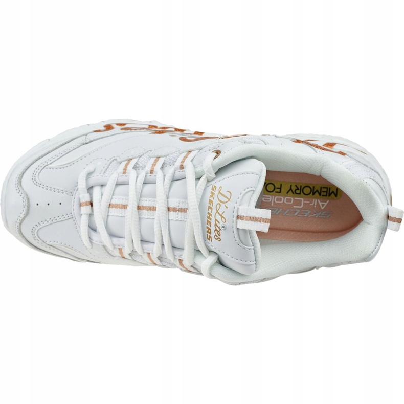 Scarpe Skechers D'Lites Glitzy City W 13165-WTRG bianca 2