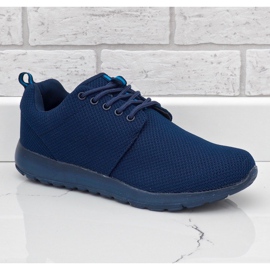 Scarpe sportive blu navy LD18A-1 1