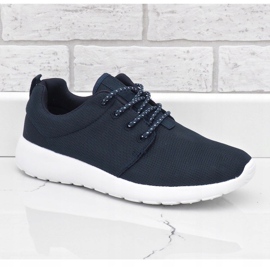 Scarpe sportive blu navy 9-6836B-12 1