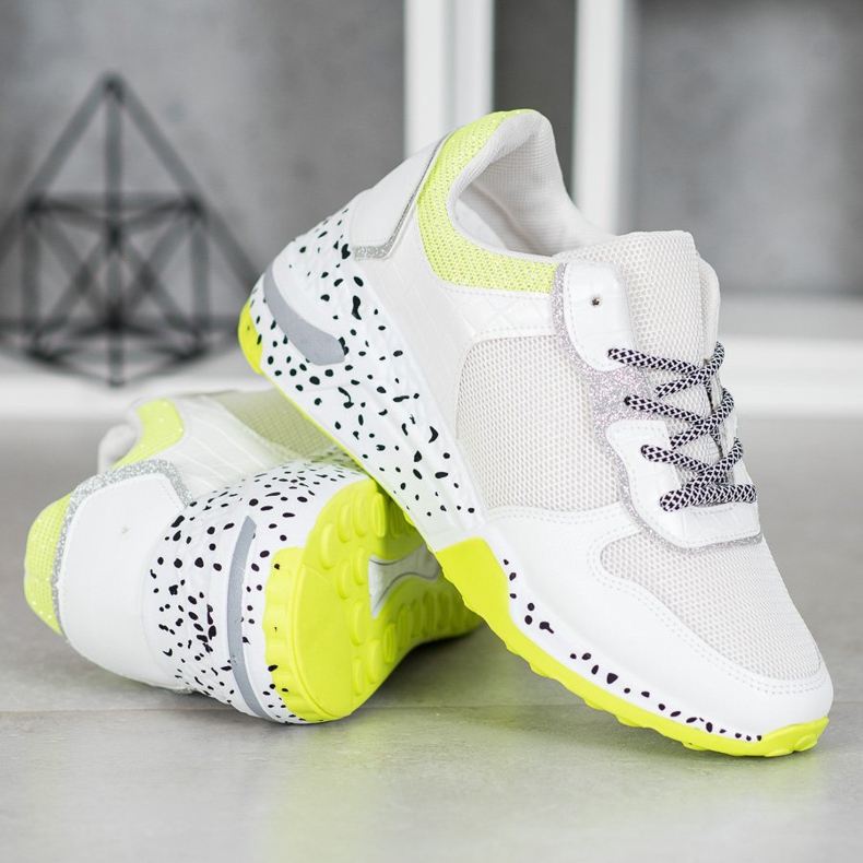 SHELOVET Sneakers Con Rete bianca 1