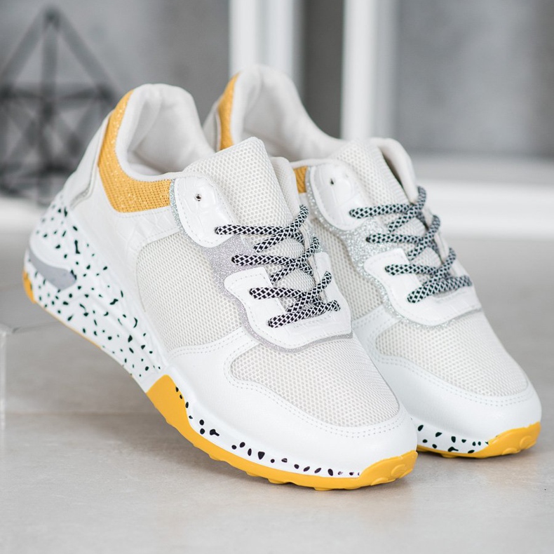 SHELOVET Sneakers Con Rete bianca 2