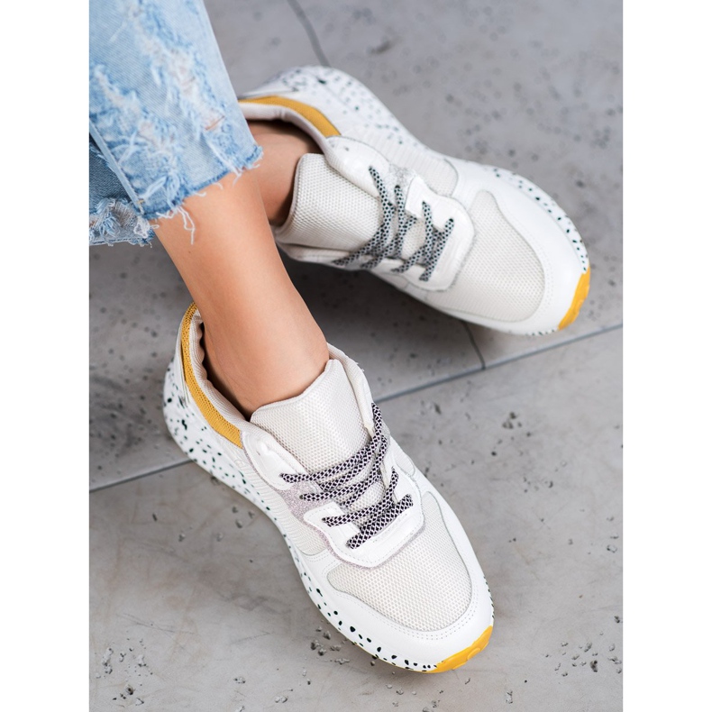 SHELOVET Sneakers Con Rete bianco 1