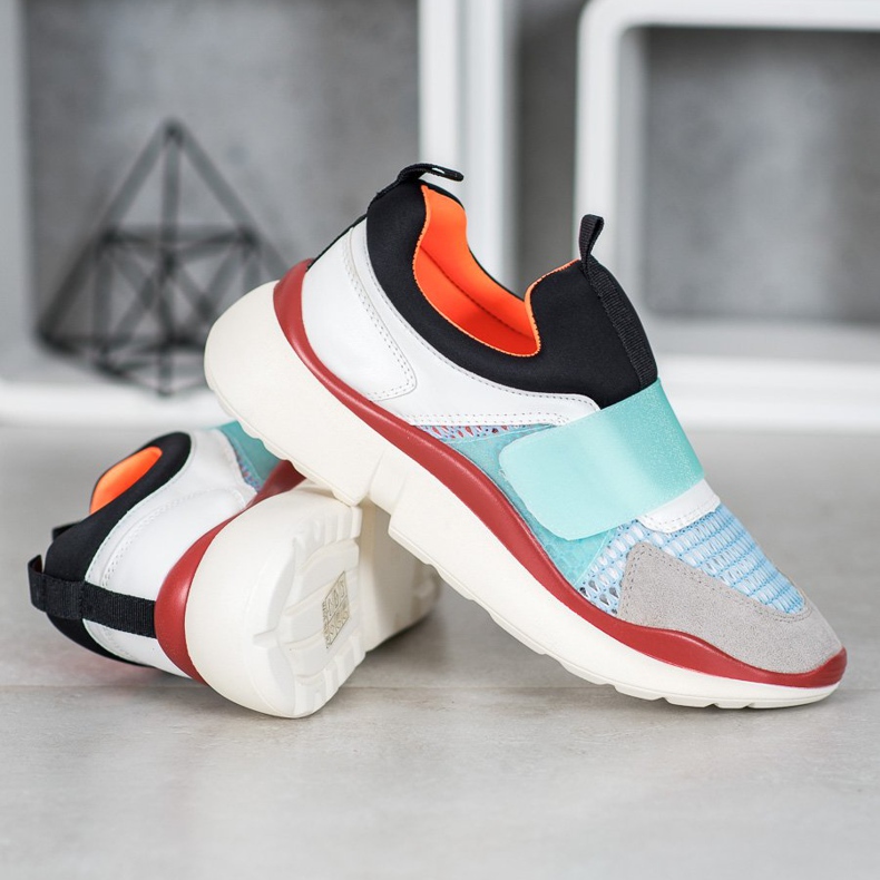 Sweet Shoes Scarpe Sportive Leggere Con Velcro multicolore 1