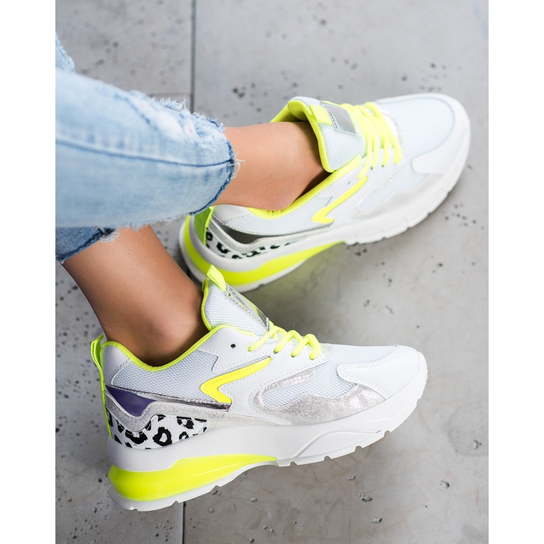 Ideal Shoes Sneakers Con Inserti Gialli bianco multicolore 1