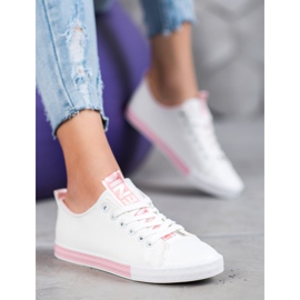 SHELOVET Sneakers Con Ecopelle Nice bianca 1