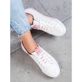 SHELOVET Sneakers Con Ecopelle Nice bianca 2
