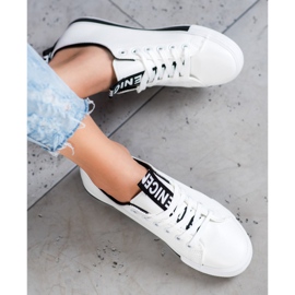 SHELOVET Sneakers Con Ecopelle Nice bianco 2