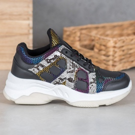Bona Sneakers Con Inserti Colorati nero multicolore 1