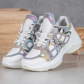 Bona Sneakers Con Inserti Colorati bianco multicolore 1