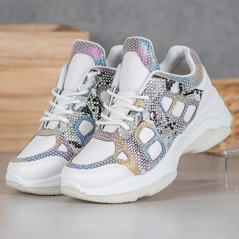 Bona Sneakers Con Inserti Colorati bianco multicolore 1