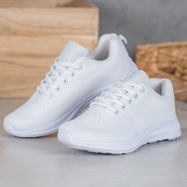 Bona Comode scarpe sportive bianche bianco 1