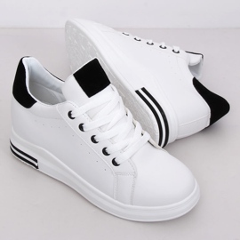 Sneakers da donna bianche L8035 White bianco 1