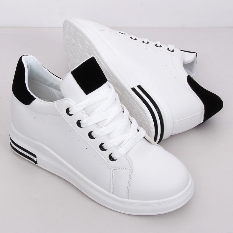 Sneakers da donna bianche L8035 White bianco 1