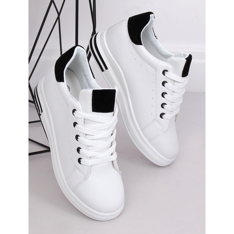 Sneakers da donna bianche L8035 White bianca 2
