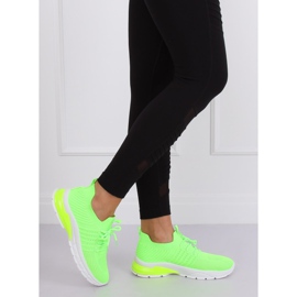 ZH-6 scarpe sportive al neon verde fluorescente 1