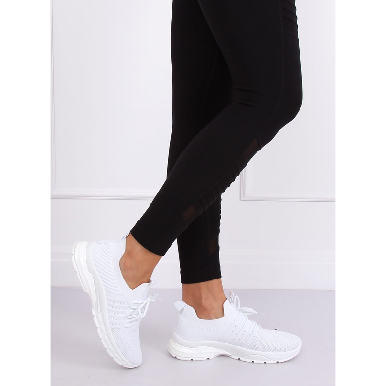 ZH-6 Scarpe sportive bianche bianco 2