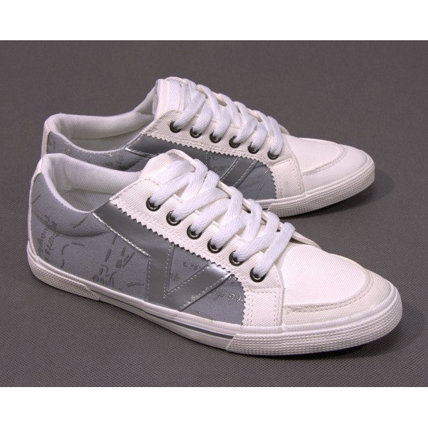 Materiale Sneakers A961 Bianco grigio 2