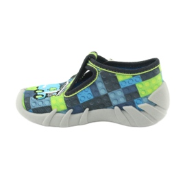 Scarpe per bambini Befado 110P368 blu grigio multicolore verde 2