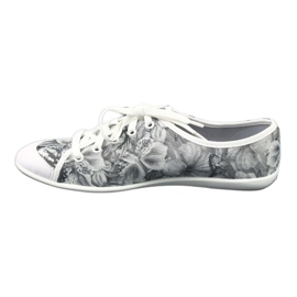 Scarpe giovanili Befado 248Q023 bianca grigio 2