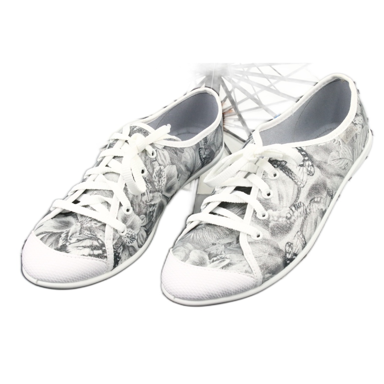 Scarpe giovanili Befado 248Q023 bianco grigio 3