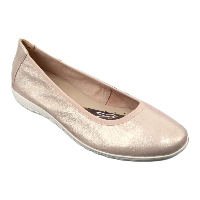 Ballerine metalliche Caprice rose 22142 rosa giallo 1