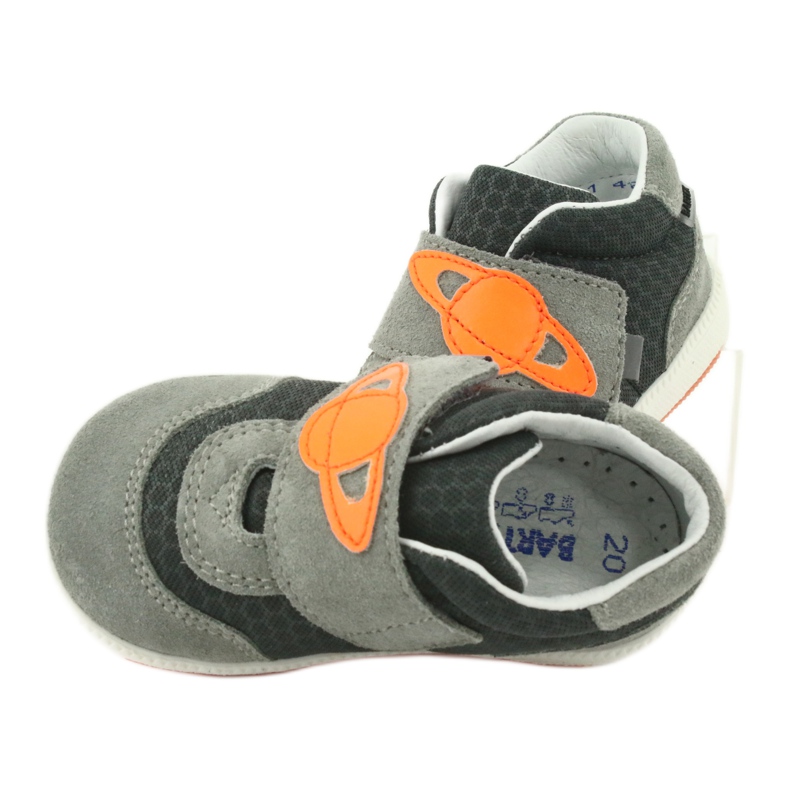 Boys of Velcro Sports Sports Scarpe Grey Bartek grigio 6