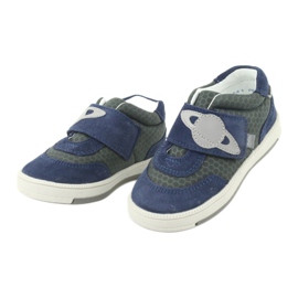 Bartek Scarpe sportive in pelle blu baby grigio 3