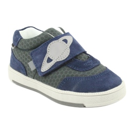 Bartek Scarpe sportive in pelle blu baby grigio 1