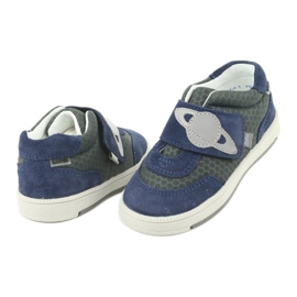 Bartek Scarpe sportive in pelle blu baby grigio 4