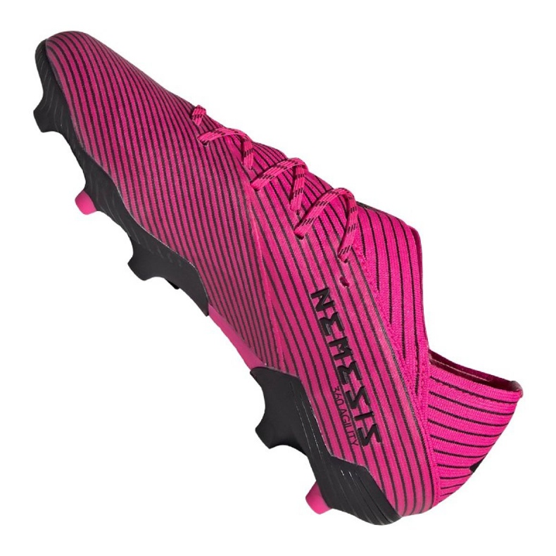 Scarpe da calcio Adidas Nemeziz 19.1 Fg Jr F99956 , rosa viola 2