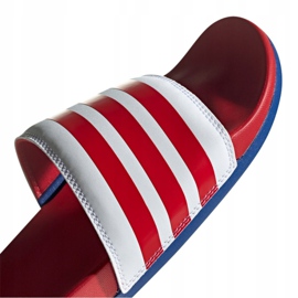 Ciabatte Adidas Adilette Comfort M EG1853 bianca rosso 2
