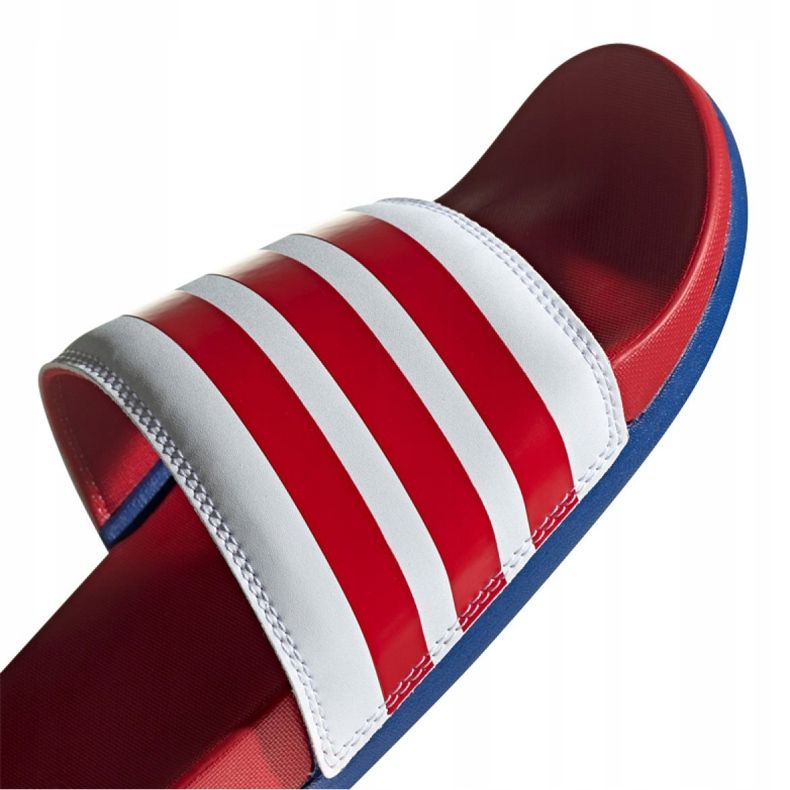 Ciabatte Adidas Adilette Comfort M EG1853 bianco rosso 2