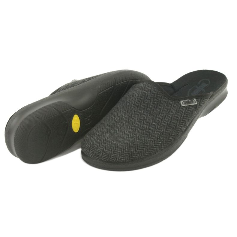 Scarpe da uomo Befado pu 548M022 nero grigio 4