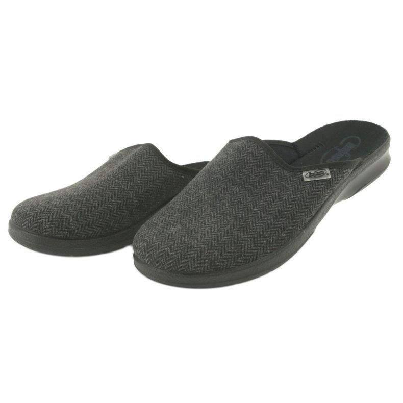 Scarpe da uomo Befado pu 548M022 nero grigio 3