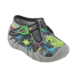 Scarpe per bambini Befado 110P370 grigio multicolore verde 2