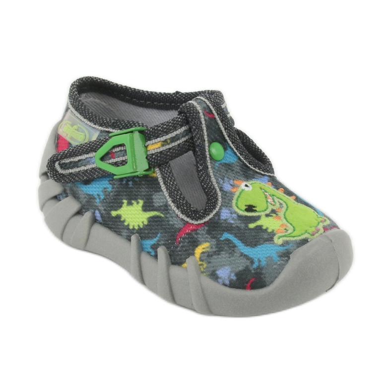 Scarpe per bambini Befado 110P370 grigio multicolore verde 2