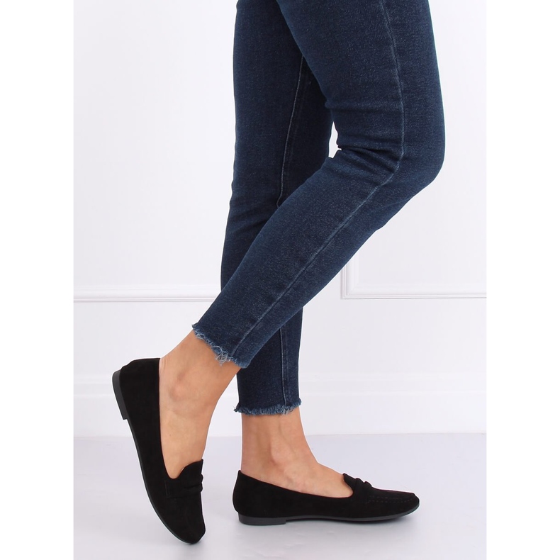 Mocassini da donna neri 3900 Black nero 1