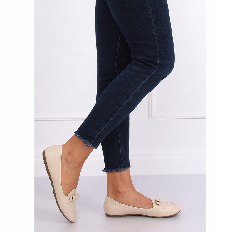 Mocassini donna beige A8637 Beige 2