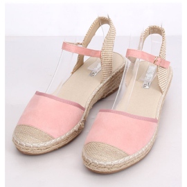 Espadrillas rosa su zeppe rosa LLI-3M85 Pink 1