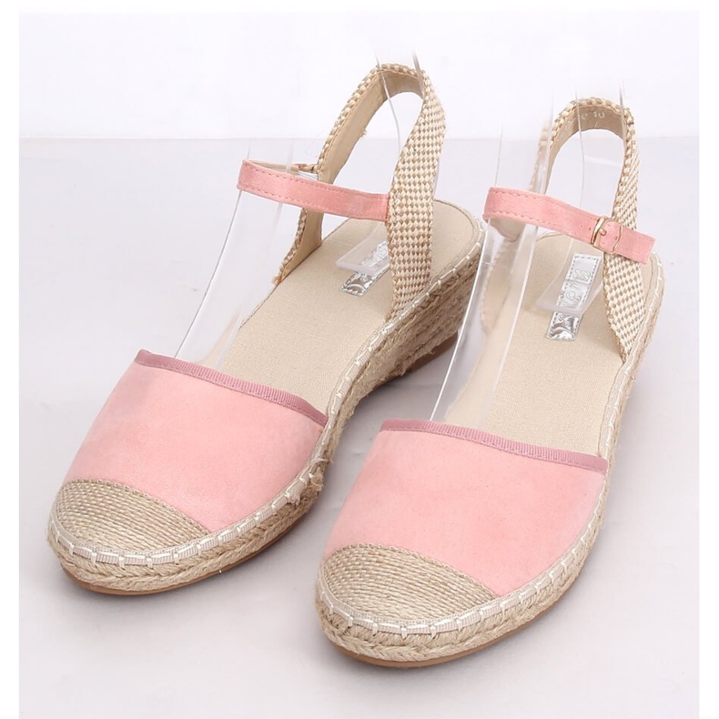 Espadrillas rosa su zeppe rosa LLI-3M85 Pink 1