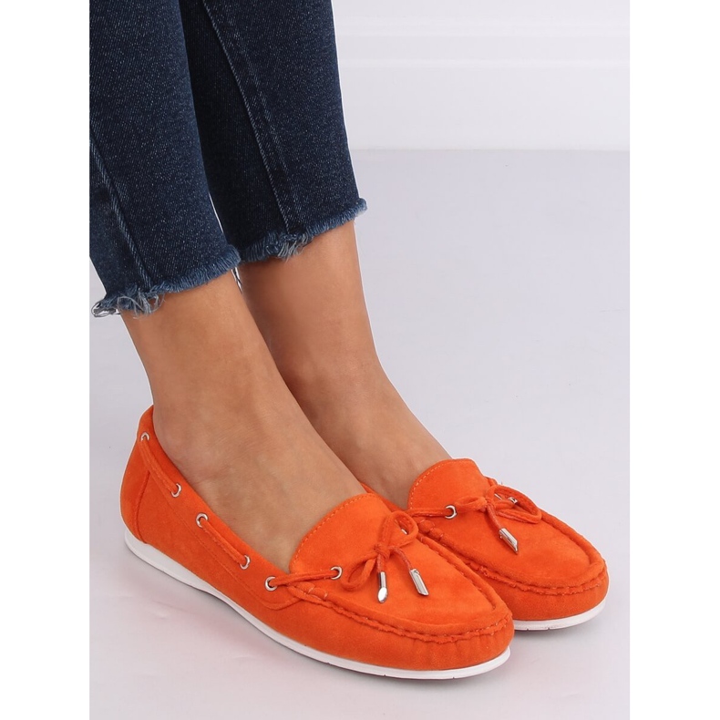 Mocassini da donna arancioni RQ-1 Orange arancia 2