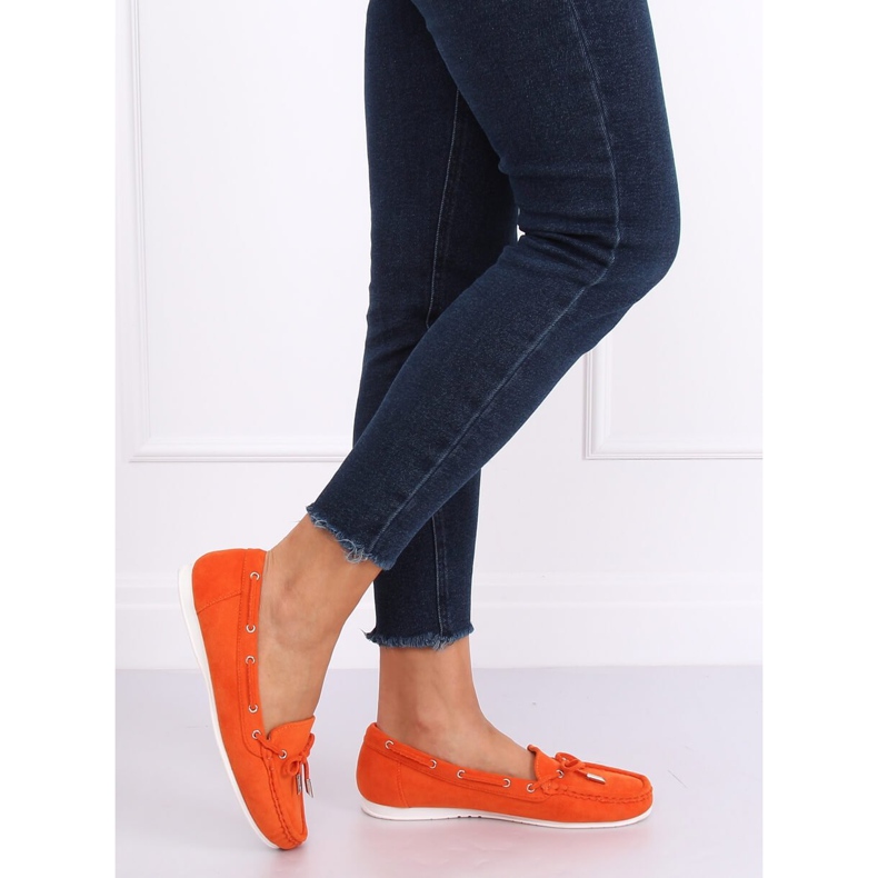 Mocassini da donna arancioni RQ-1 Orange arancia 1