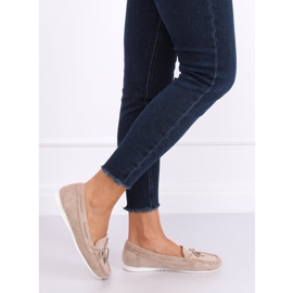 Mocassini da donna beige RQ-1 Beige 1